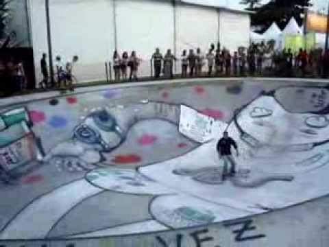 Skate na pista do amor