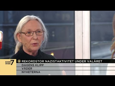 Nazi-aktivitet i snitt sju gånger om dagen 2014 - Nyhetsmorgon (TV4)
