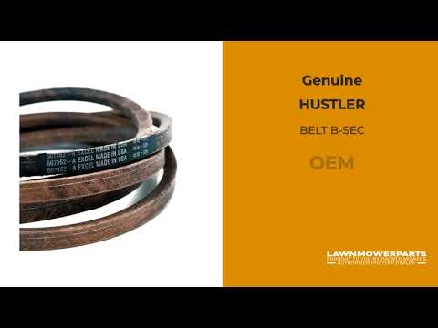 HUSTLER 607162 - BELT B-SEC 138.00" - HUSTLER genuine Part Number 607162