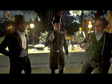 Dutch's Conversation at the Mayor's Garden Party / Red Dead Redemption 2