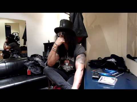 Slash interview by French fans @ Le Bataclan (Paris)