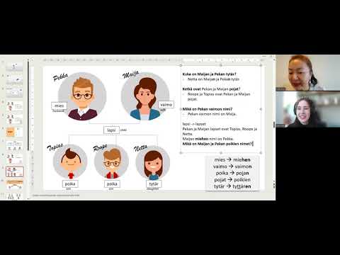 Finnish for beginners lesson 6 Perhe /Family/家人