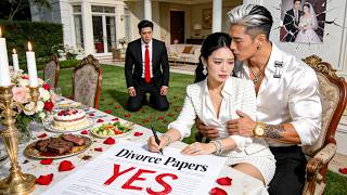 Forced to take pills & divorced! 10 mins later, he goes MAD seeing her with a Mob Boss!