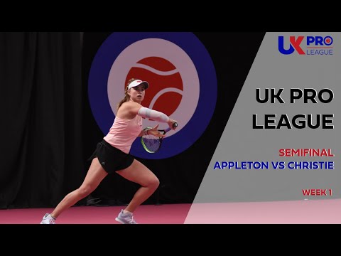 UK Pro League Week 1 Women's Semi-final - Appleton vs Christie