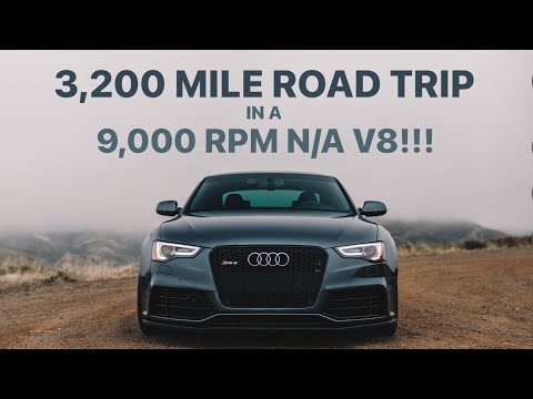 3,200 Mile Road Trip in a 9,000 RPM Audi RS5