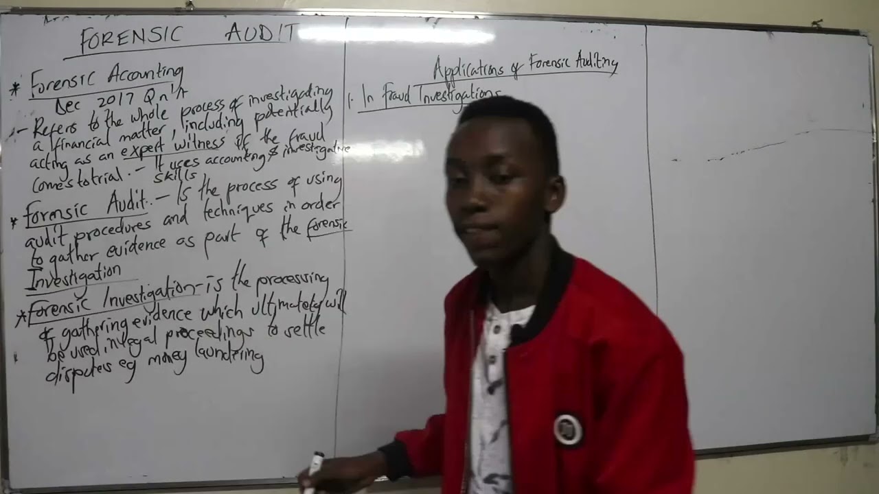 FORENSIC AUDIT- Call 0723579332 or 0726531471 for classes & revision