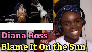 African Girl First Time Hearing Diana Ross - Blame It On the Sun | REACTION
