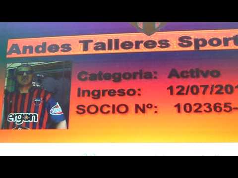 ANDES TALLERES SPORT CLUB GOLAZO DE DANIEL ALBERTO VARELA