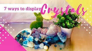 7 Inspirational Crystal and Gemstone Display Ideas