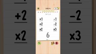 Brain Test 5 Level 19: Get to 6 Walkthrough