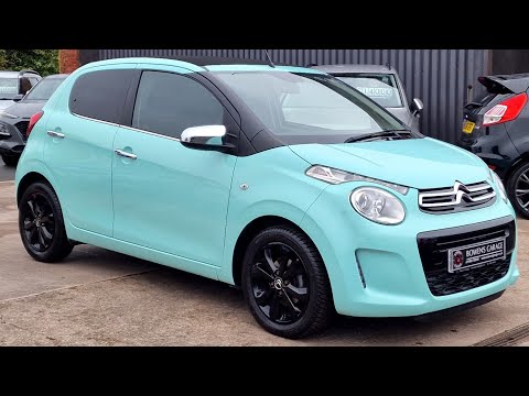 2018 (68) Citroen C1 Airscape 1.0 Flair 5Dr in Pacific Green. 43k Miles. 5 Services. DAB. £8500
