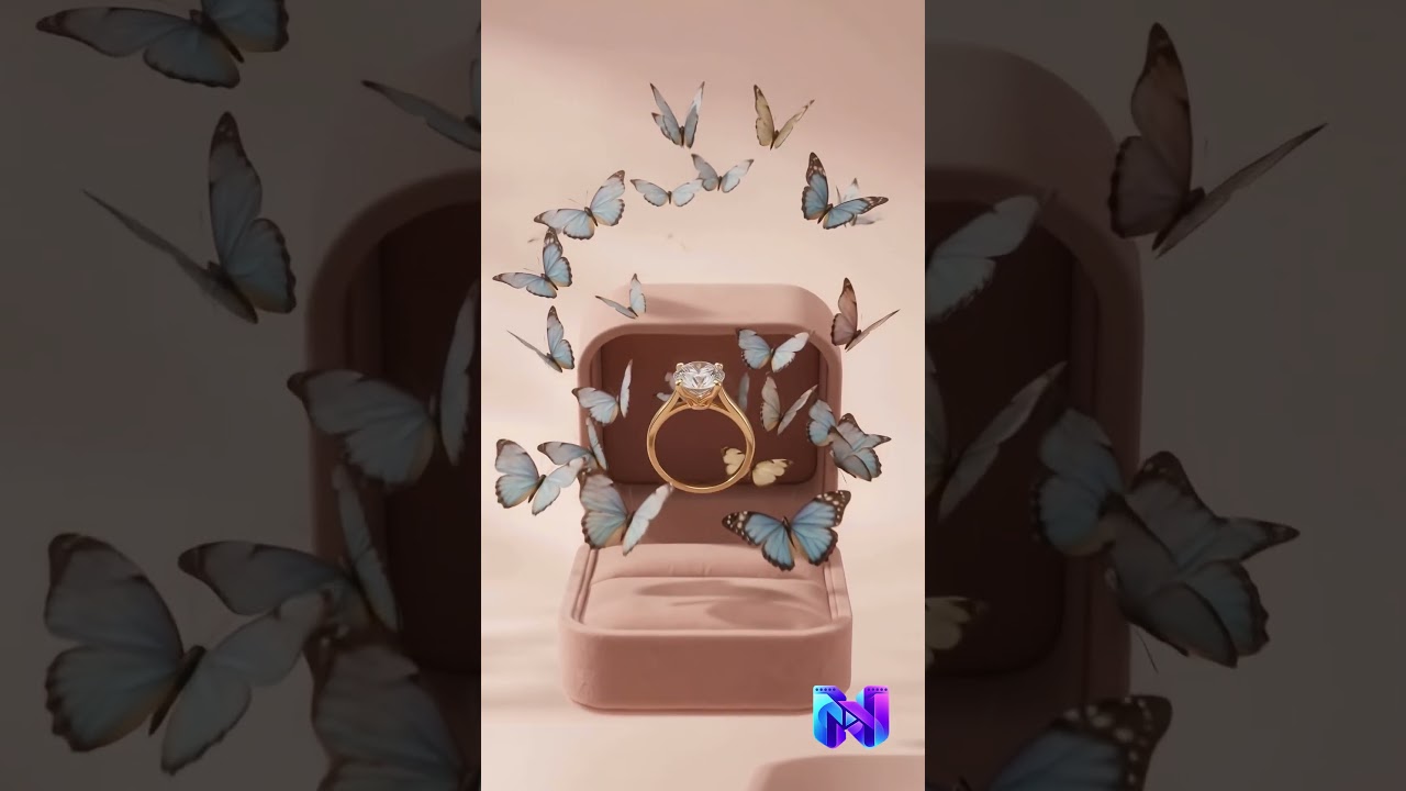 Luxury Diamond Ring Reveal Cinematic AI Jewelry Ad