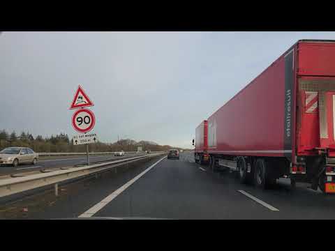 Dashcam Beelden Hoevelaken: A1 Knooppunt Hoevelaken  ----》A50 Knooppunt Beekbergen.
