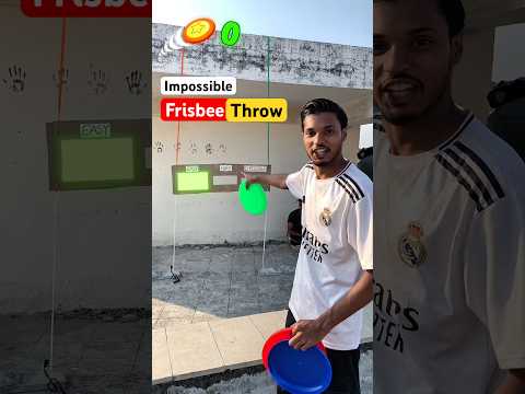 Can I Throw Impossible Frisbee 🤷🏻‍♂️😨 | #frisbee #throw