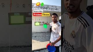 Can I Throw Impossible Frisbee 🤷🏻‍♂️😨 | #frisbee #throw
