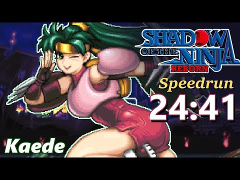 Shadow of the Ninja Reborn Speedrun / RTA - 24:41 (Kaede, Hard)