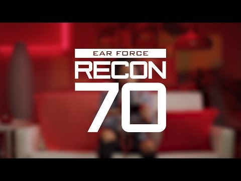 Žaidimų ausinės Turtle Beach Recon 70, skirta Nintendo Switch, Juoda-raudona video