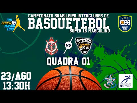 CBI - BRASILEIRO SUB15 MASCULINO - Campineiro Regatas (SP)  X  Foz Basquete (PR)