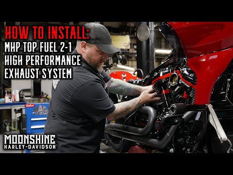 MHP Top Fuel 2-1 Exhaust Install On Harley-Davidson