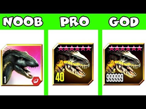 NOOB vs PRO vs GOD (JURASSIC WORLD)