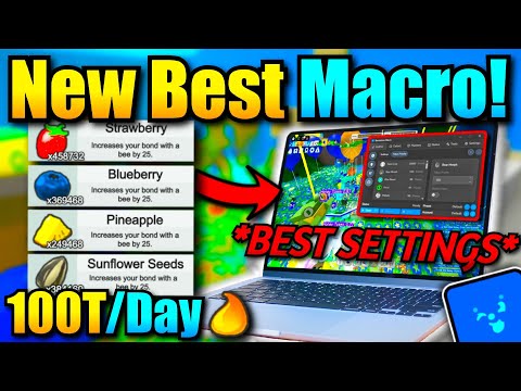 How to Macro 100T+ Per Day with Revolution Macro (Windows & Mac) - Bee Swarm Simulator