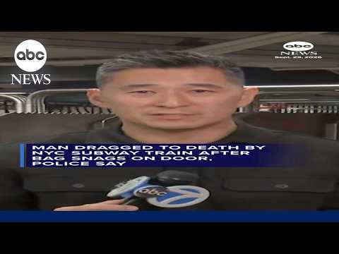 Man dragged to death by NYC subway train