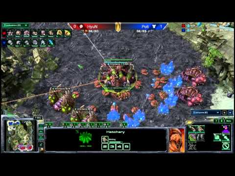 TvZ Polt vs Hyun g2 Bo5 Starcraft 2 720p HD polski komentarz Heart of the Swarm
