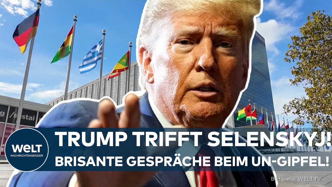 NEW YORK: UN-Vollversammlung beginnt! Donald Trump trifft Selenskyj und plant Grönland-Abkommen!