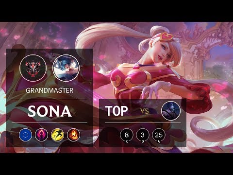 Sona Top vs Jax - EUW Grandmaster Patch 10.2