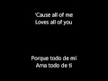 All Of Me - Cover by PelleK (Lyrics & Subs) 