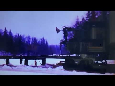 Sprängningen av bron mellan NORRA LÅNGGÖL och LÅNGGÖLSMÅLA - vintern 1970 (Super 8-film) - RONNEBY