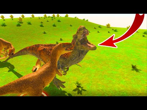 Allosaurus VS TREX   Animal Revolt Battle Simulator
