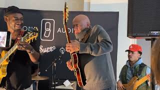 Jamming - Isaiah Sharkey &amp; Mark Whitfield @ D'Angelico Guitars - NAMM 2025