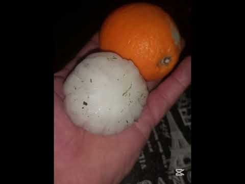 Απίστευτη ισχυρή χαλαζόπτωση στην Malena στην Córdoba της Αργεντινής 23-10-25 ⛈️⛈️😲😳.