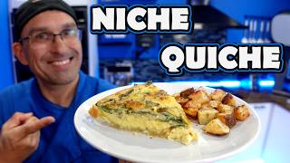 Ninja Combi Makes a Cheddar Spinach Quiche (And Home Fries) in ONE Shot!