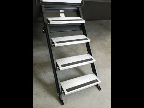 MORryde Flip Tread RV Camper Entry Step DIY with Step Storage Box a must for Toy Haulers
