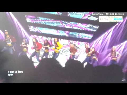 130127 SNSD Goodbye Stage at Inkigayo
