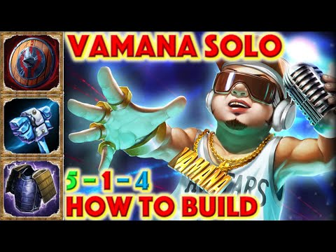 SMITE HOW TO BUILD VAMANA - Vamana Solo Build + How To + Guide (Season 7 Conquest) 2020 Lil' Mana