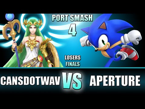 PORT SMASH 4 - Cansdotwav (Palutena) Vs Aperture (Sonic) - Losers Finals - SSB4