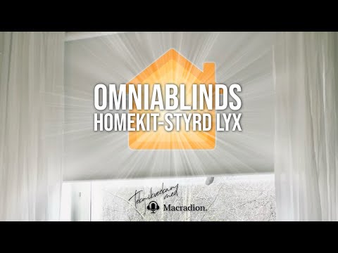 OmniaBlinds Smart Blinds - Homekit-baserad lyx