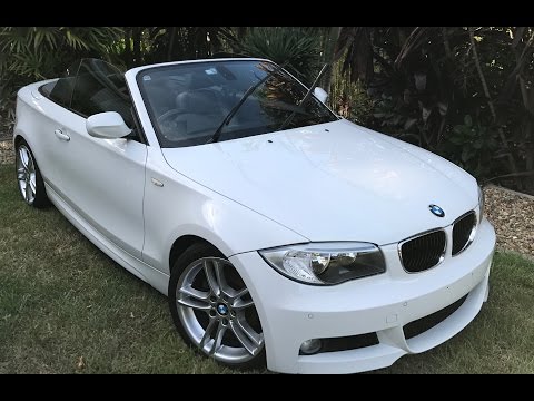 2011 BMW 1 series convertible roof folding