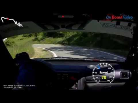 Cameracar 40°Rally Coppa d'Oro 2014 Iraldi-Amerio Peugeot 106 N2 Crash!