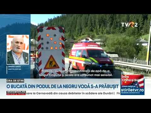 Încă un pod s-a surpat în județul Neamț