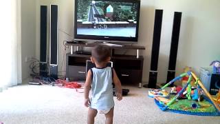 Watching giggle galaxy on tv