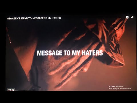 NEWAGE JERKBOY - MESSAGE TO MY HATERS ( OFFICIAL MUSIC VIDEO )