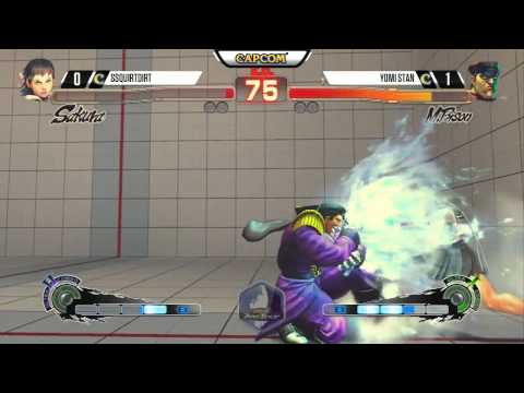 SSquirtDirt (Balrog, Sakura) vs Yomi Stan (Bison) - CEO 2015 USF4 - 720p 60fps