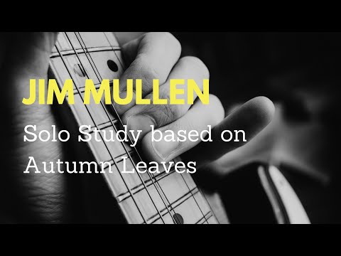 JIM MULLEN - Jazz Guitar Solo Study and Licks based on Autumn Leaves (FREE TAB!)