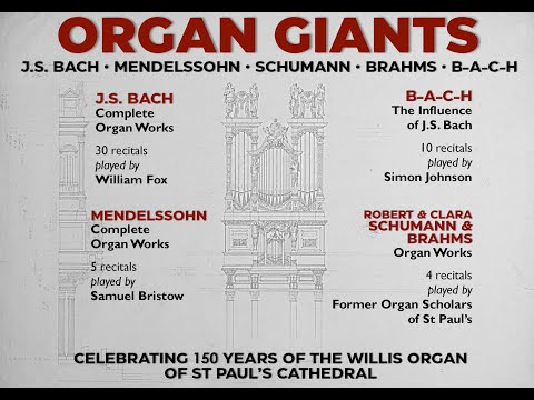 Organ Giants | J.S. Bach Complete Organ Works Recital 8 | William Fox