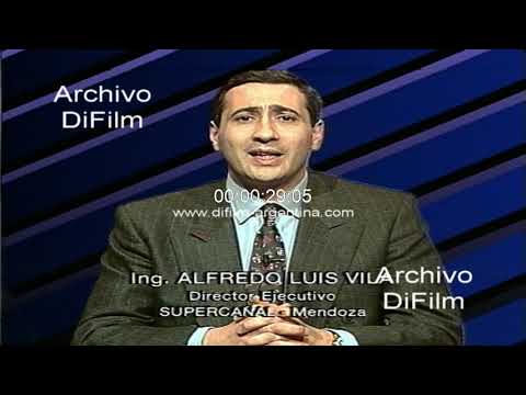 Alfredo Luis Vila mensaje de salutacion para Todo Noticias 1993