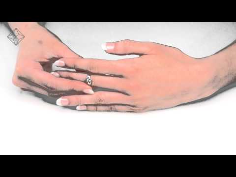 E5810 - 0.10ct Diamond and 9K White Gold Ring